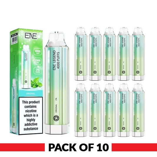 ELUX ENE Legend 4000 Disposable Vape Puff Bar Box of 10