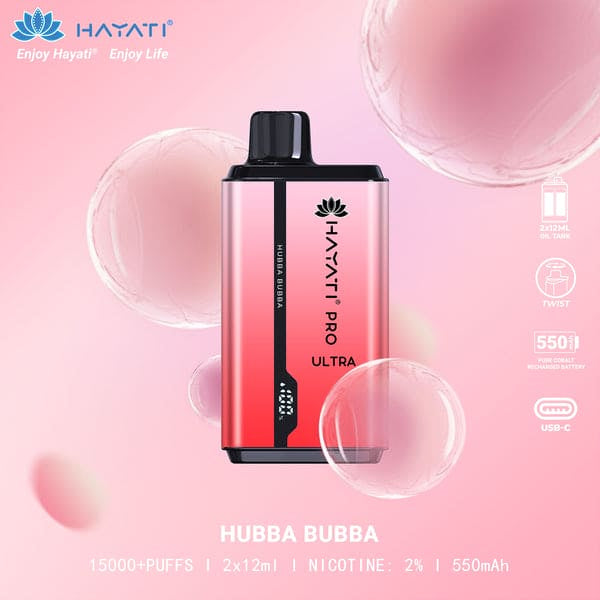 Hayati Pro Ultra 15000 Puffs Disposable Vape