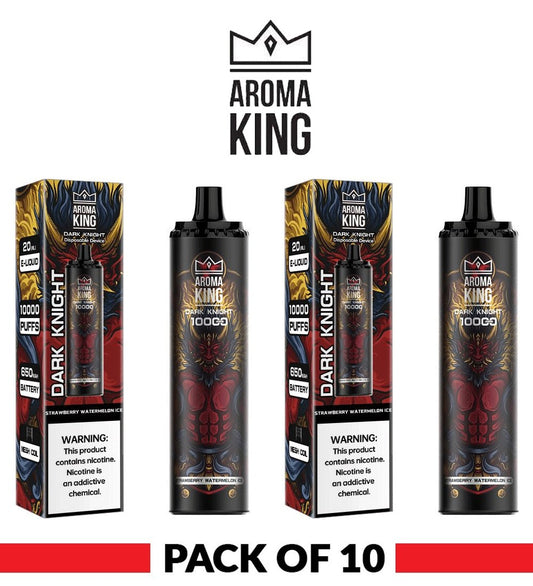 Aroma King Dark Knight 10000 Puffs Disposable Vape Device Box of 10